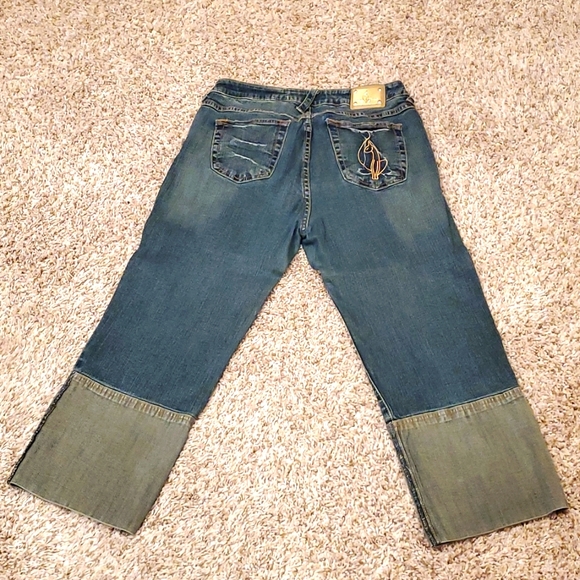 Baby Phat Capris, Size 11 Denim - Picture 4 of 6
